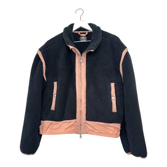 Free People Movement Courtside Fleece Full Zip Jacket Size Medium - Picture 1 of 9